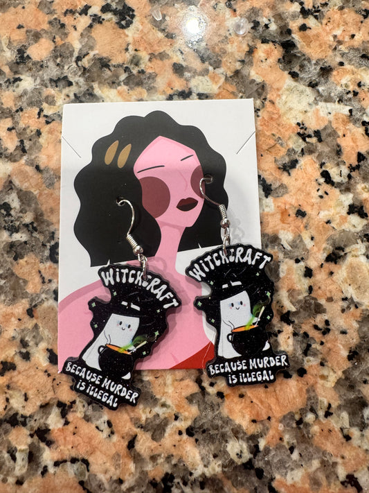 DMB Witchcraft Murder Earrings