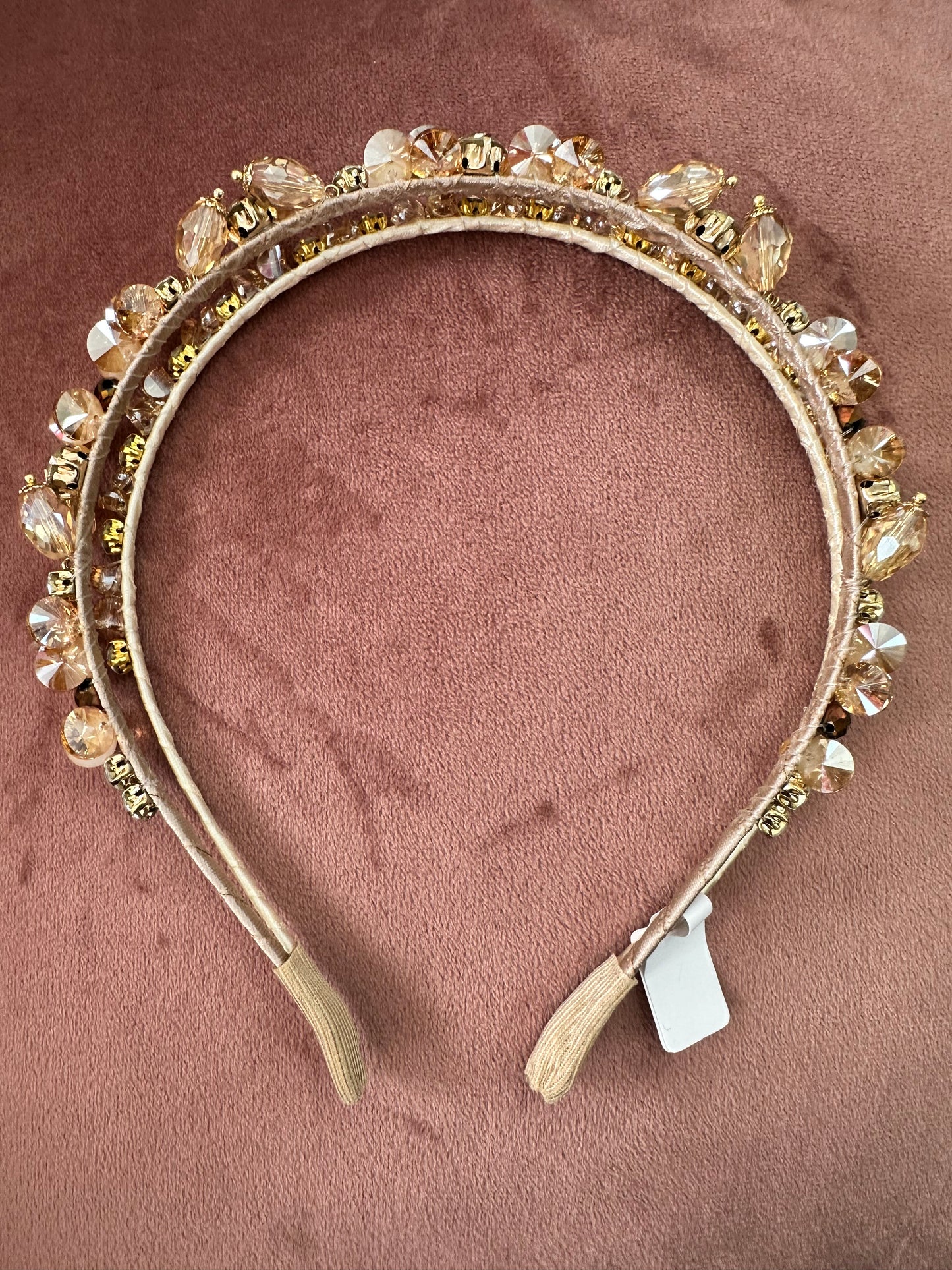 DMB Dainty Crystal Double Headband
