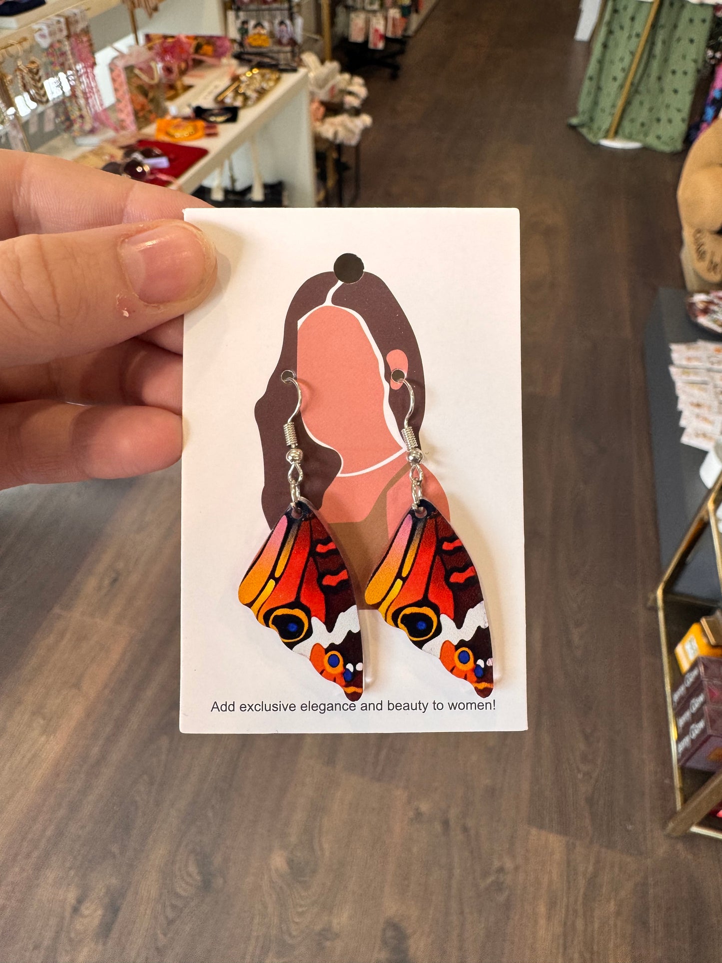 DMB Butterfly Wing Drop Earrings