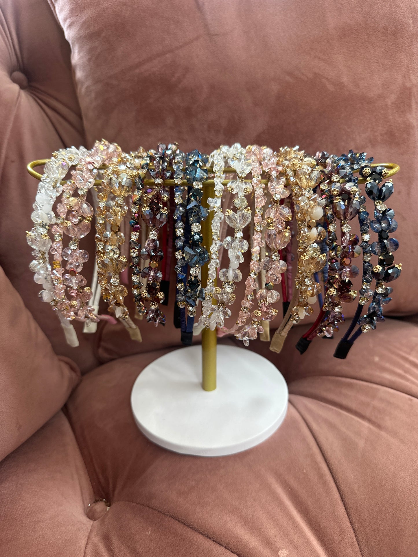 DMB Dainty Crystal Double Headband