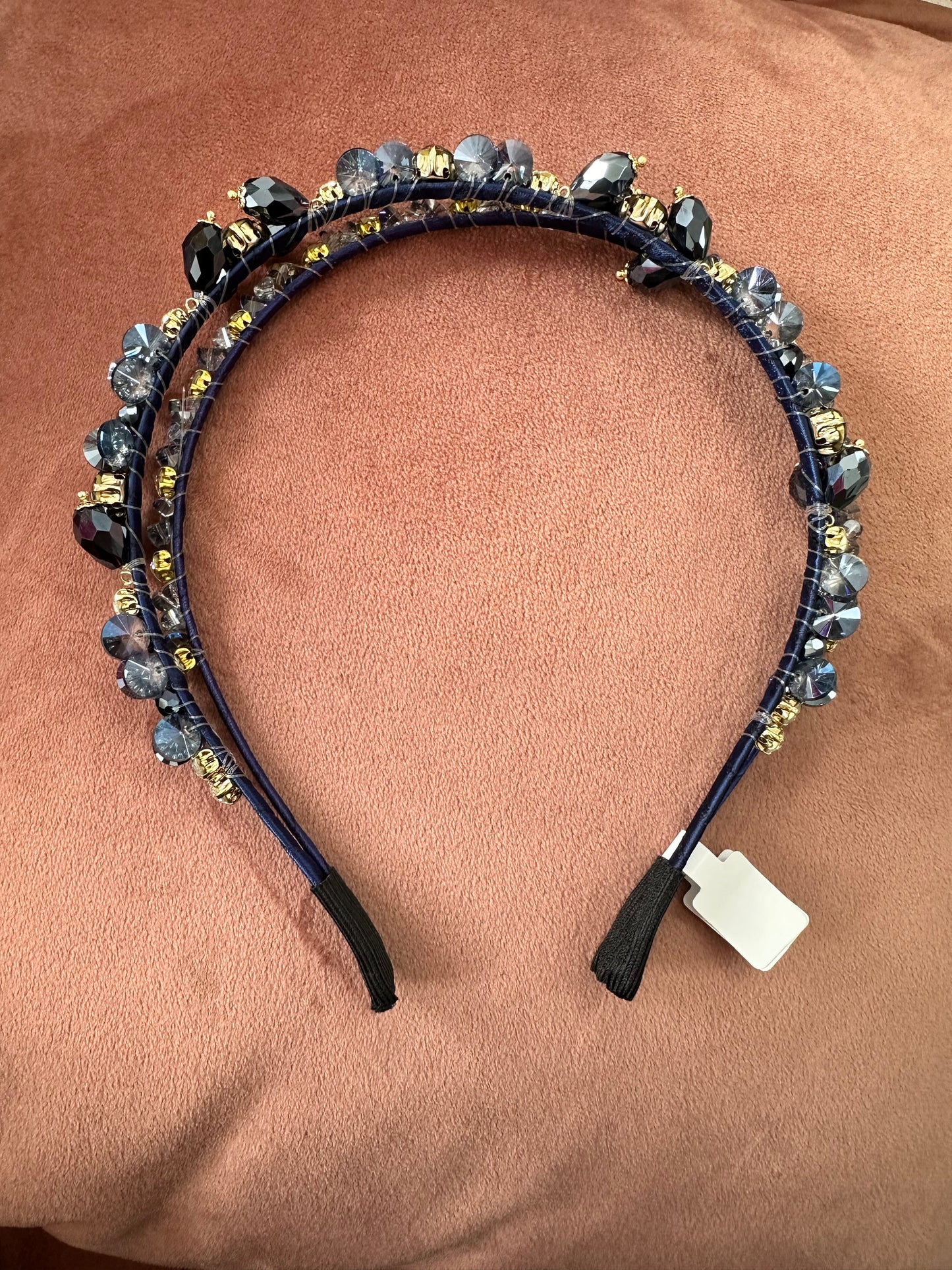 DMB Dainty Crystal Double Headband