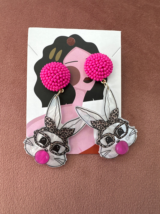 DMB Bubblegum Bunny Earrings