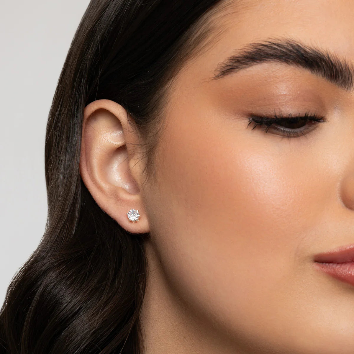 Knight and Day Baguette Style Necklace/Earring Set T387SAP