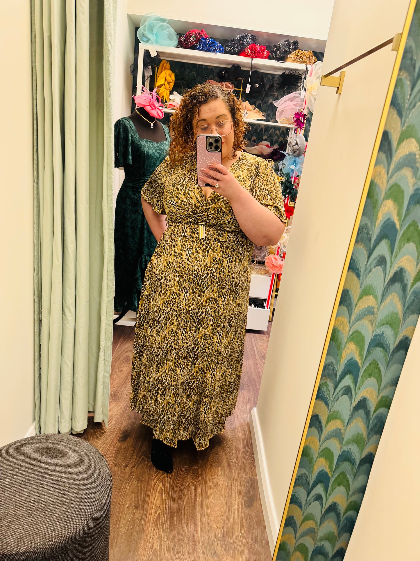 Amber Leopard Cross Over Maxi Dress