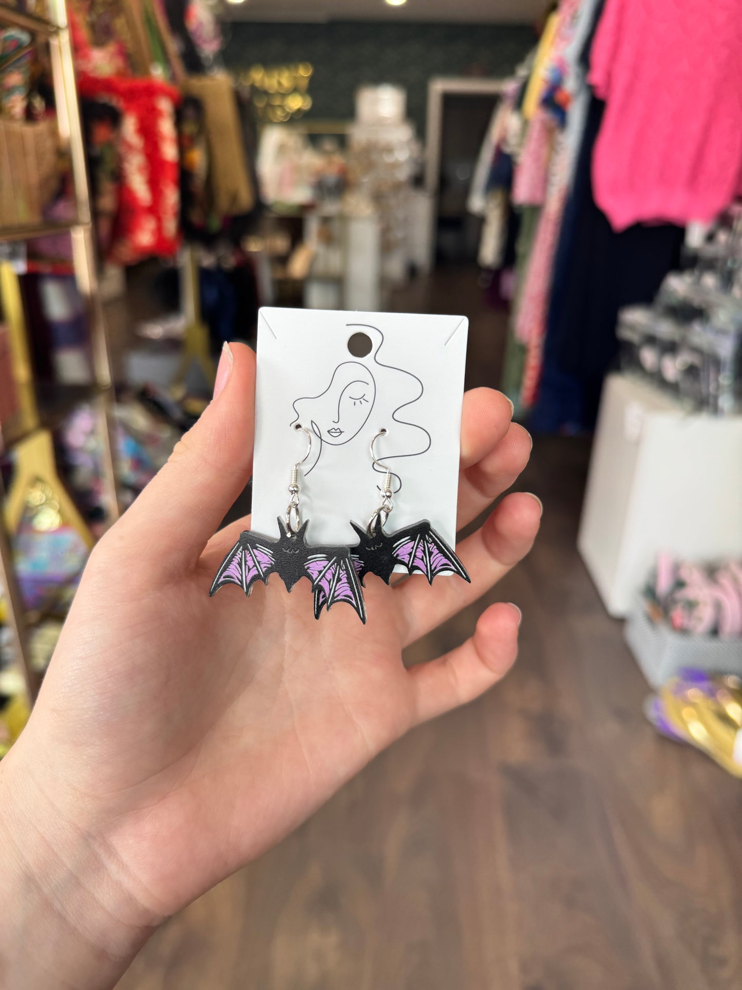 DMB Purple Spooky Season Earrings