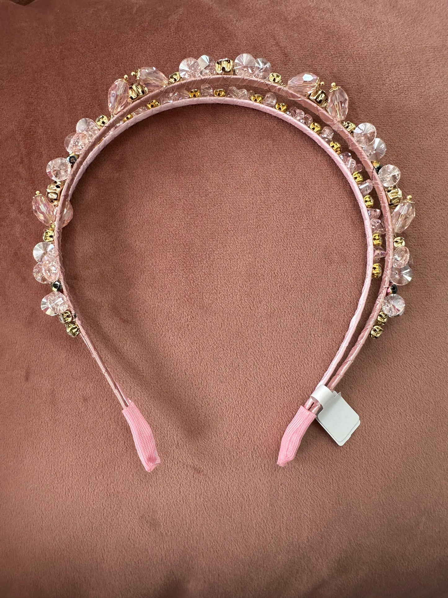 DMB Dainty Crystal Double Headband