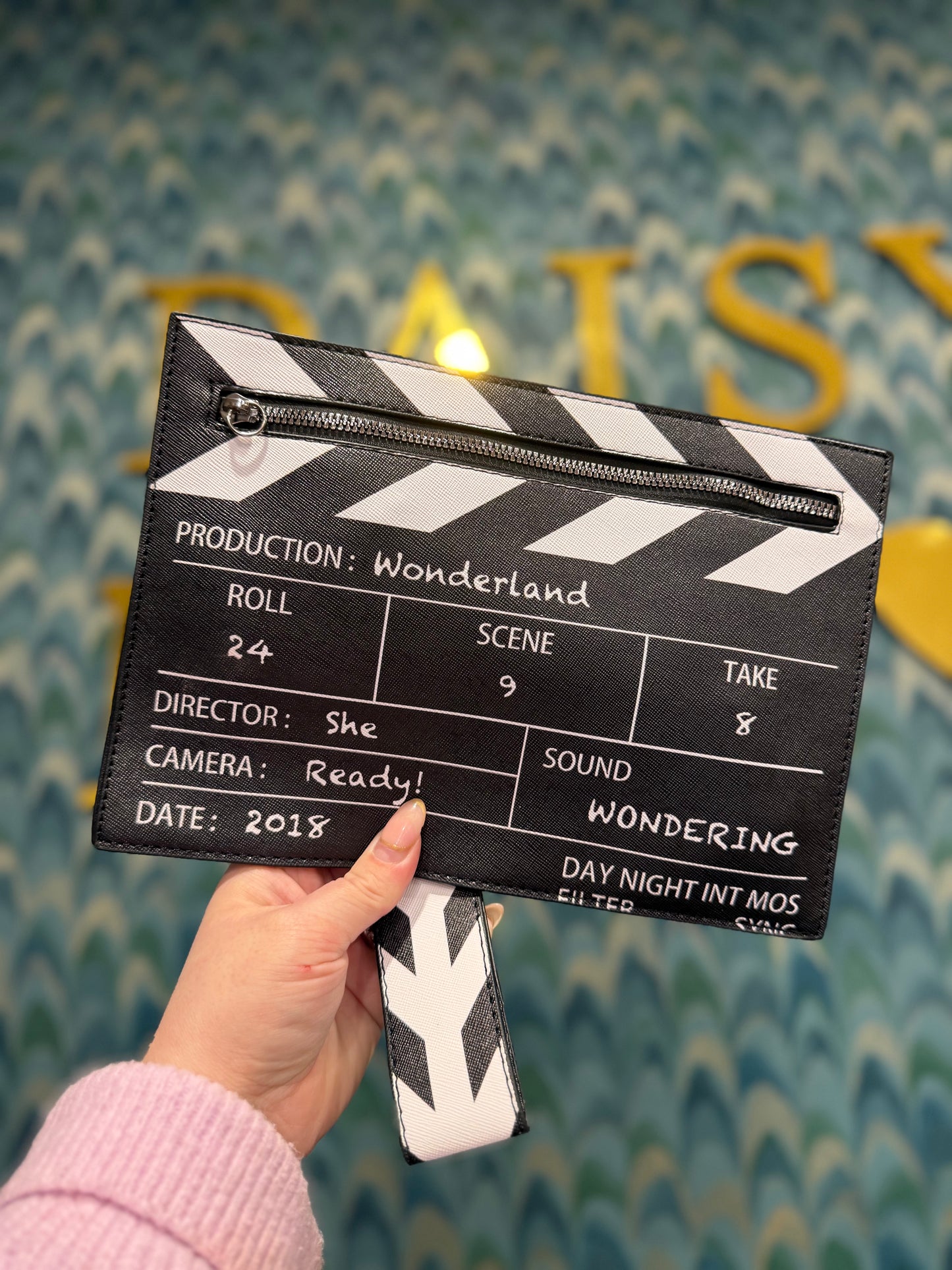 DMB Movies Clapboard Cross body bag clutch