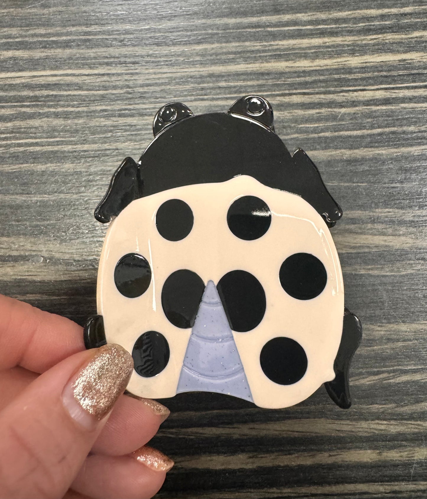 DMB White / Blue Spotty Ladybird