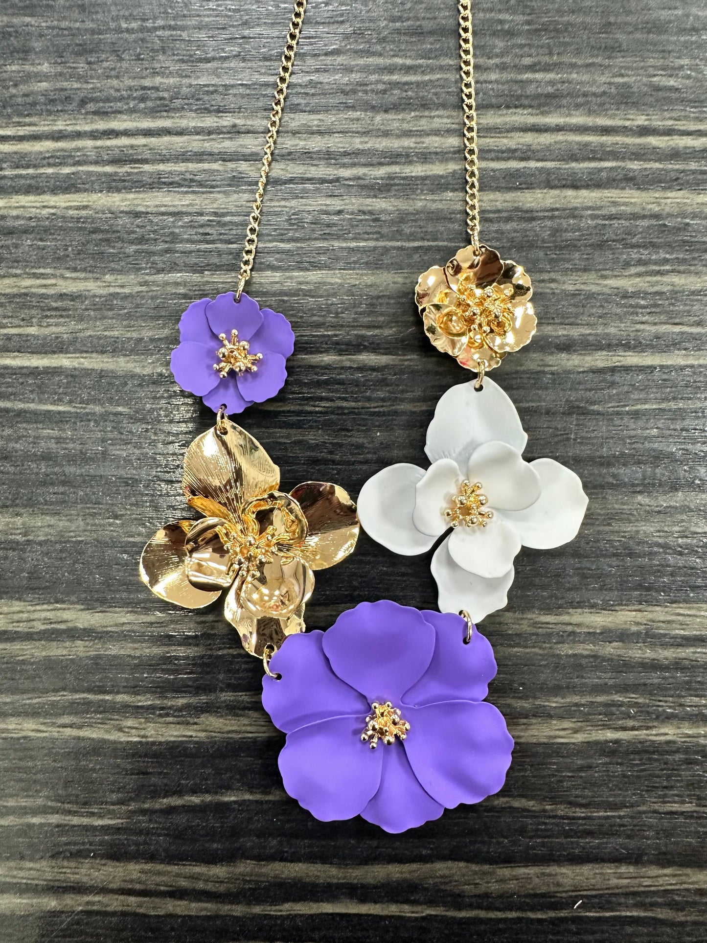 DMB Floral Statement Necklace