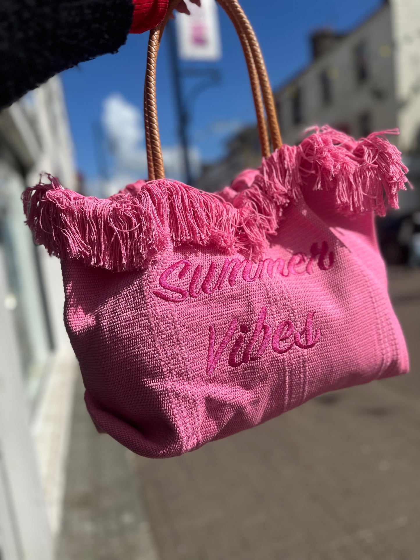 DMB Summer Vibes Beach Bag Pink