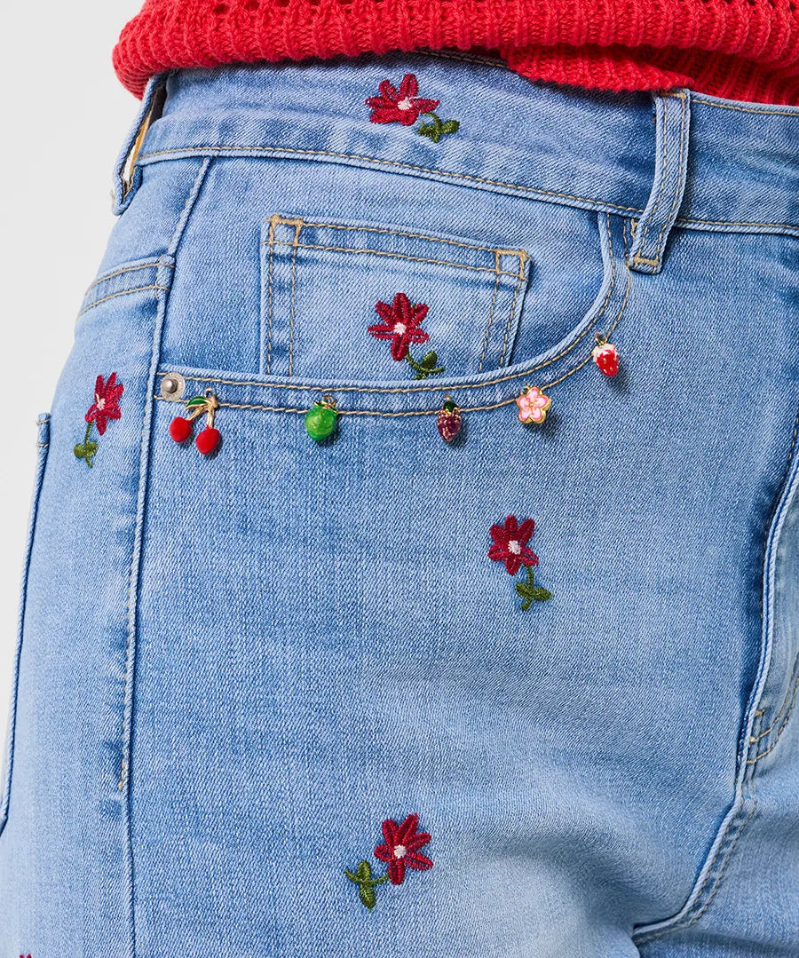 Joe Browns Amelia Floral Embroidered Jeans