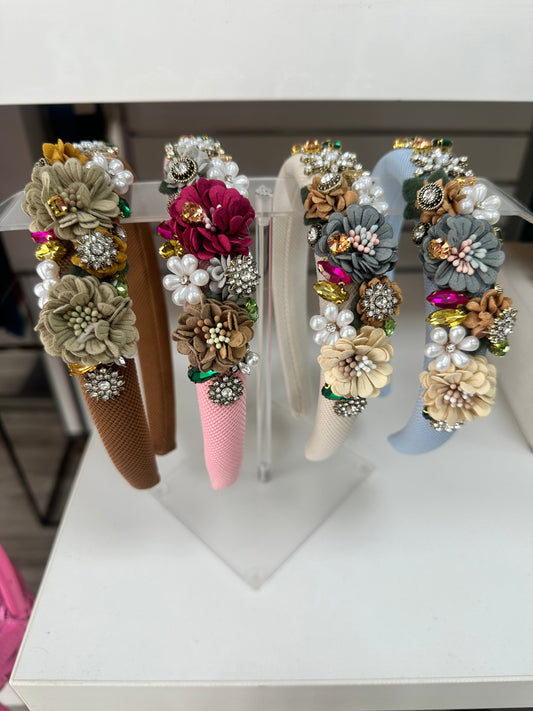 DMB Flower Beaded Hairband