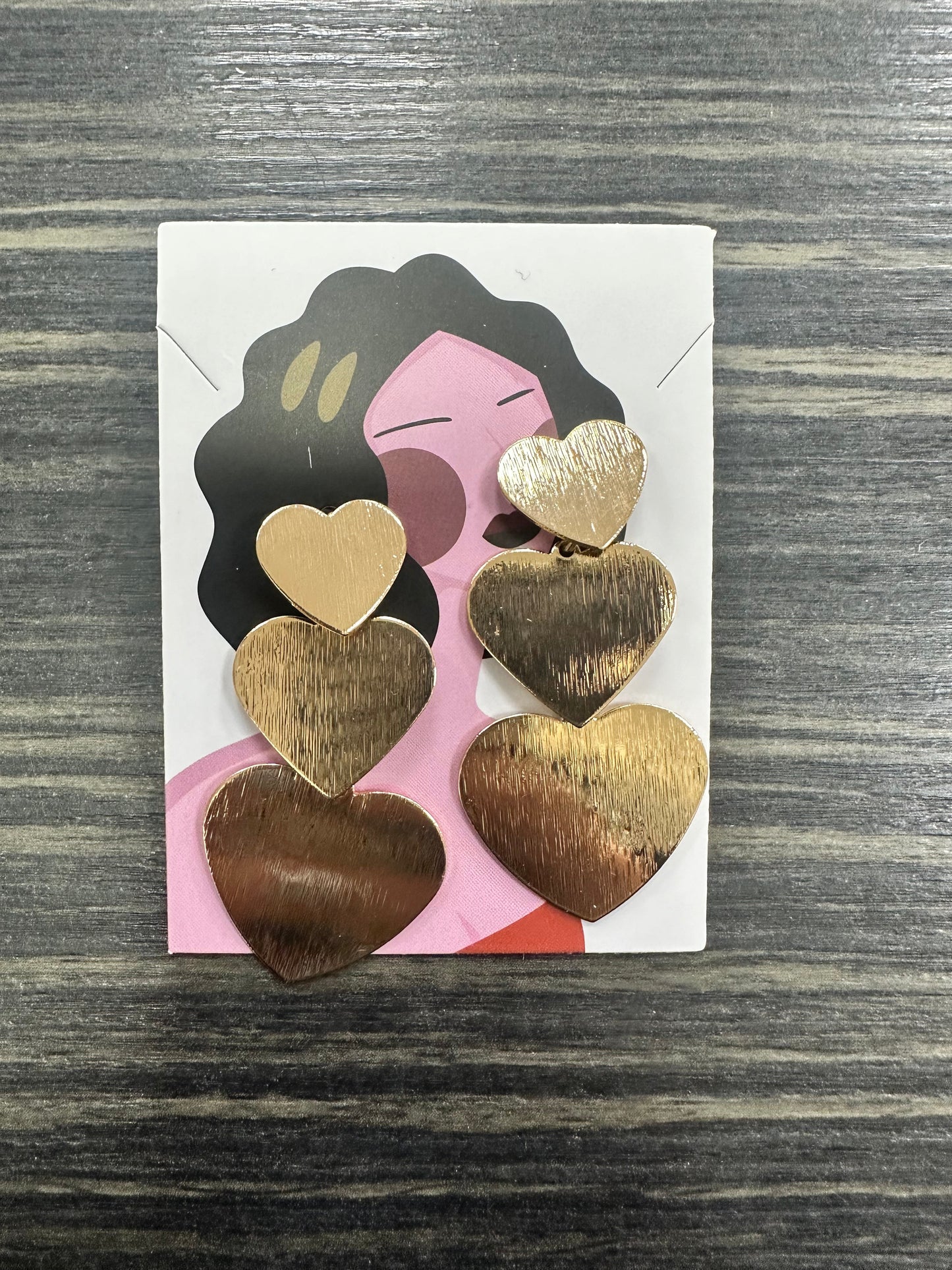 DMB Heart Trio Earrings