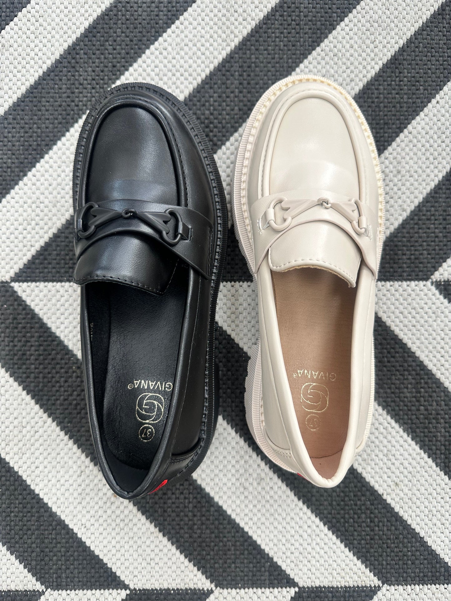 DMB Heart Detail Chunky Loafers