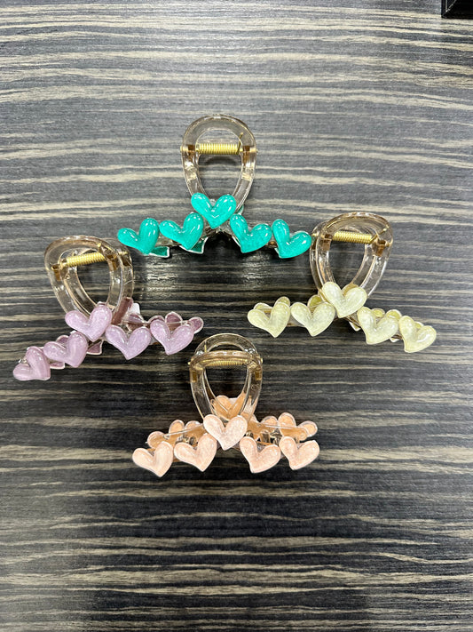 DMB Five Heart Claw Clip