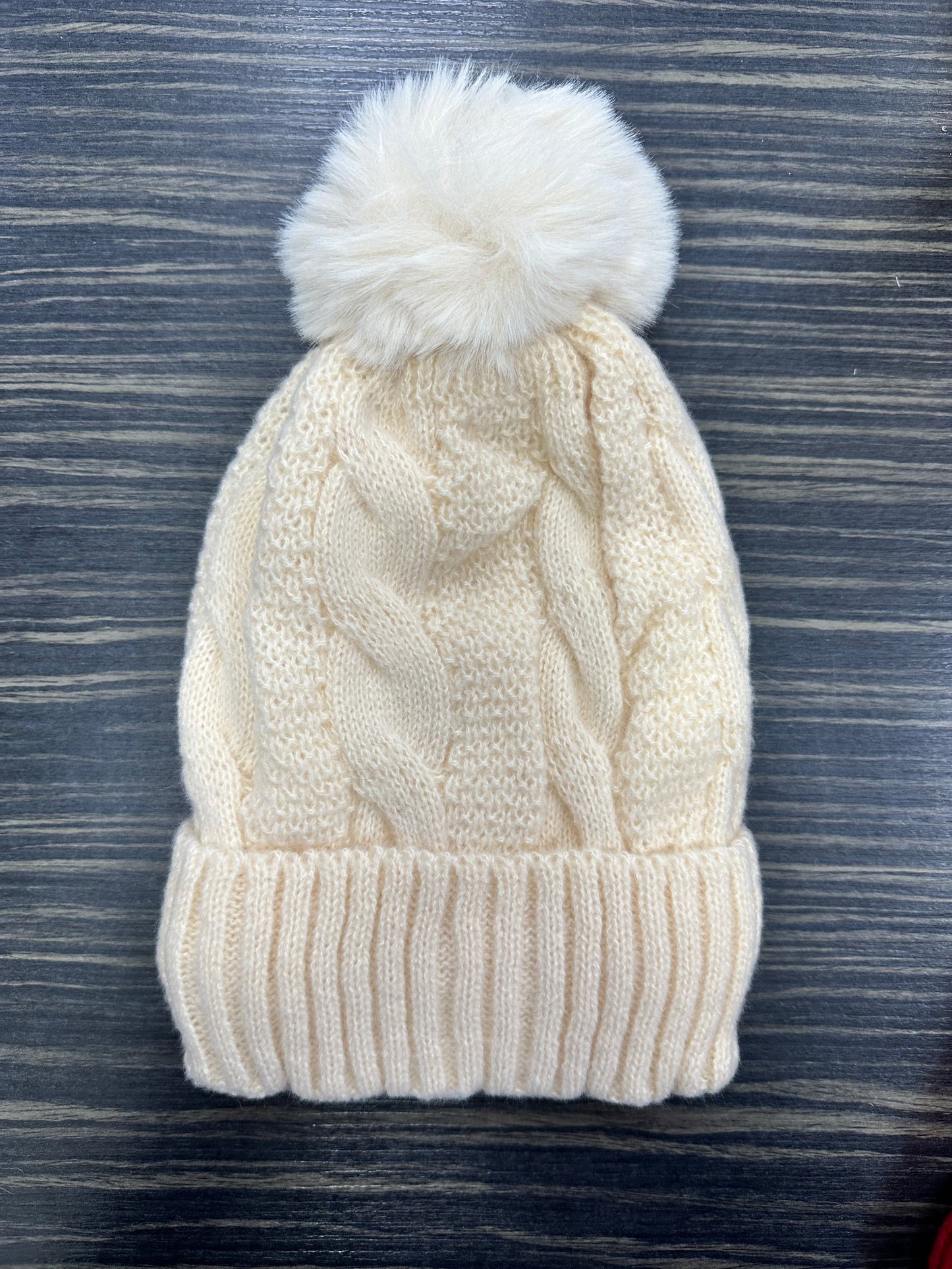 DMB Cosy Lined Pom Pom Hat