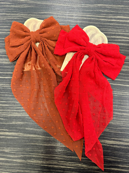 DMB Textured Dotty Hair Bow