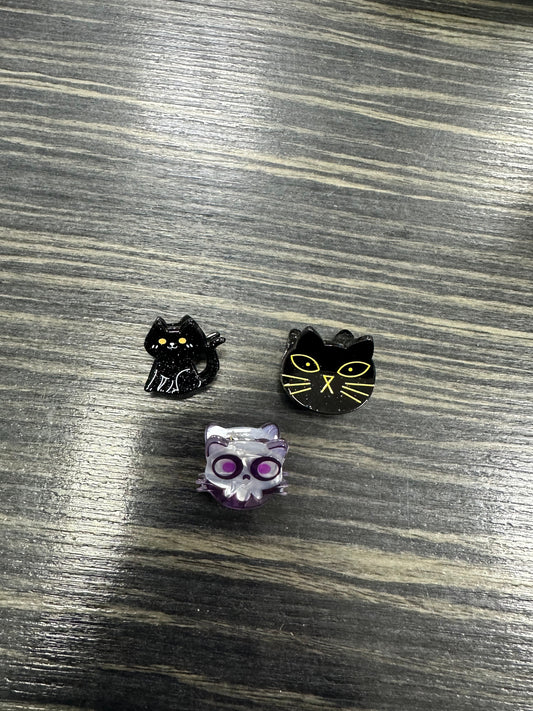 *DMB Halloween* Mini Cat Trio Haïr Clip Set