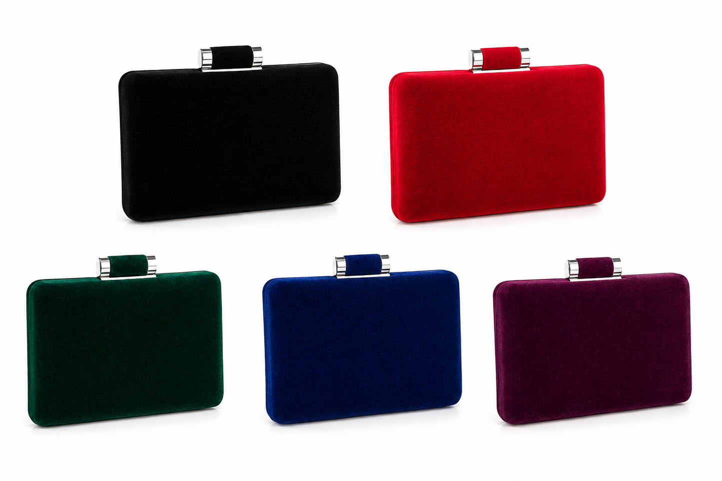 Velvet Occasion Clutch Bag