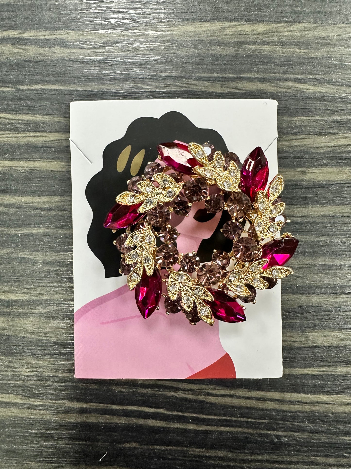 DMB Jewelled Garland Brooch