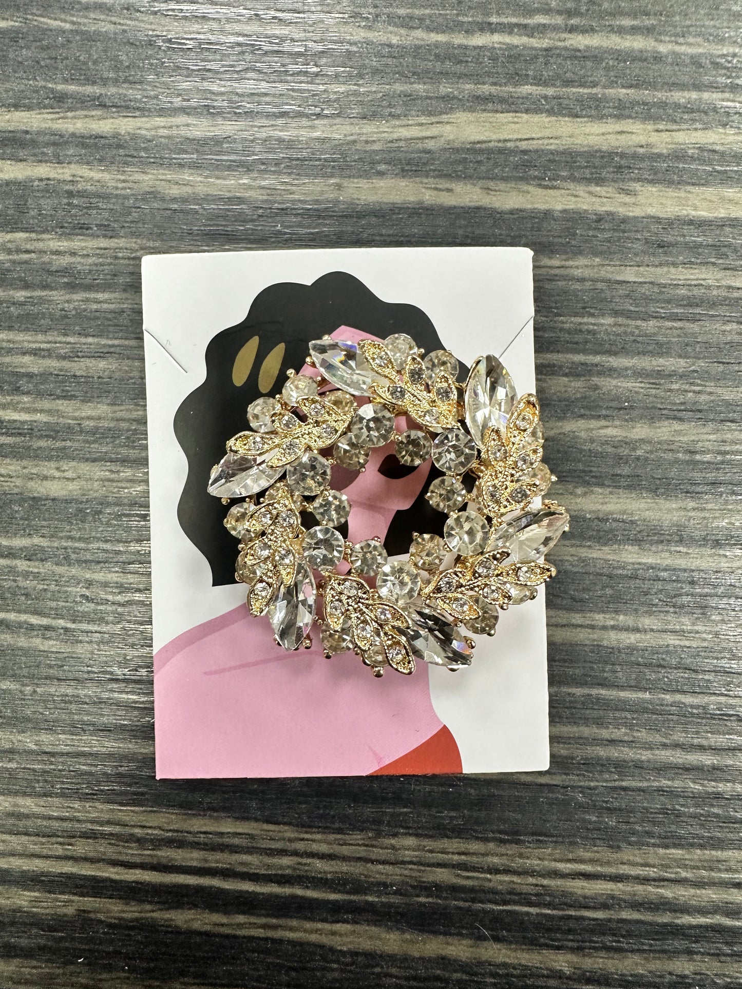 DMB Jewelled Garland Brooch