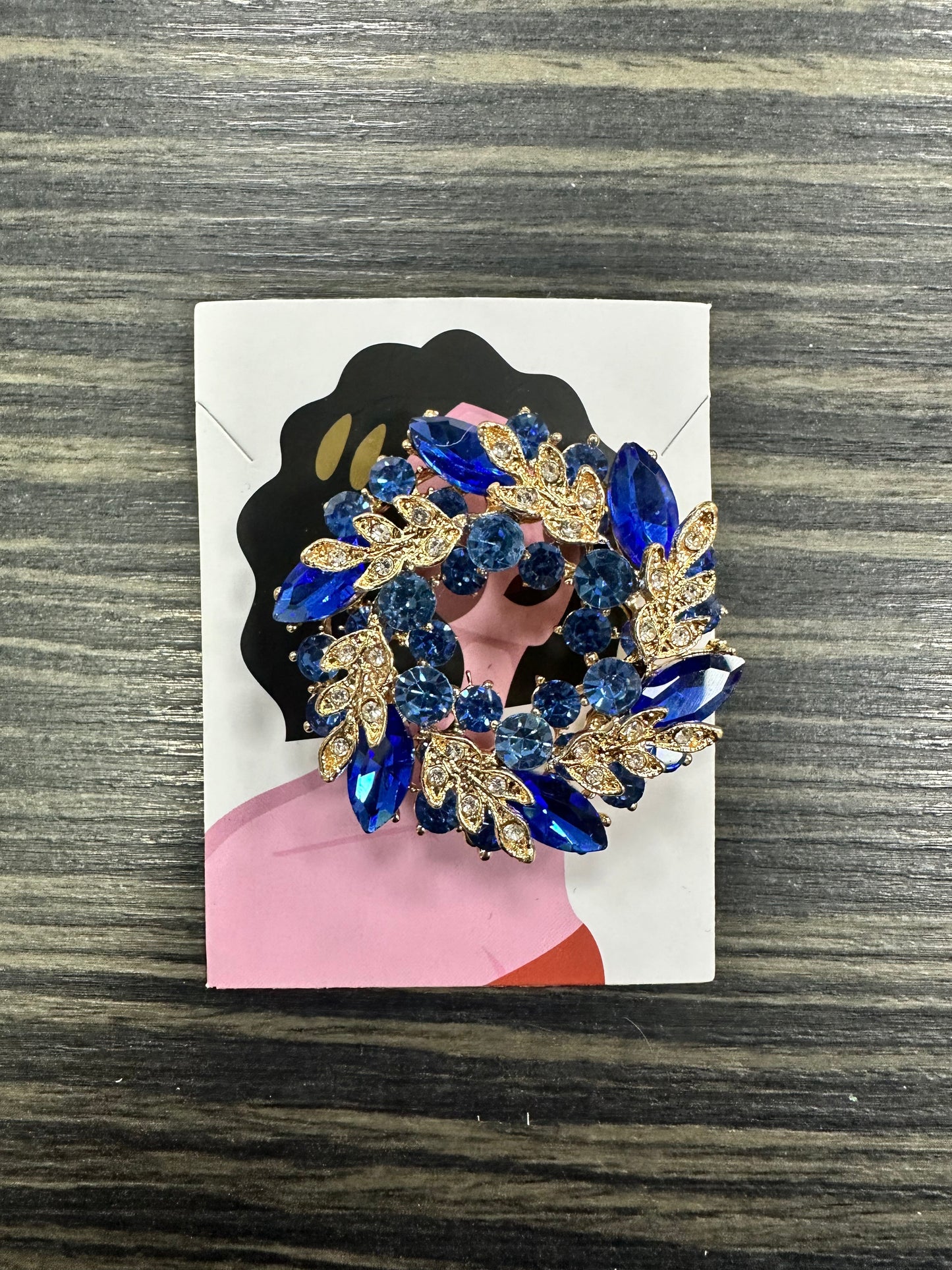 DMB Jewelled Garland Brooch