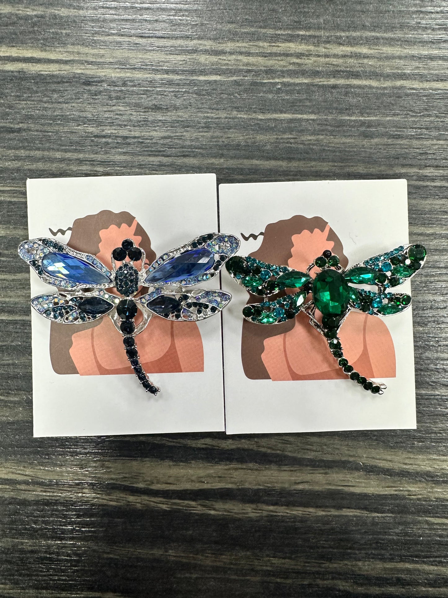 DMB Jewelled Dragonfly Brooch