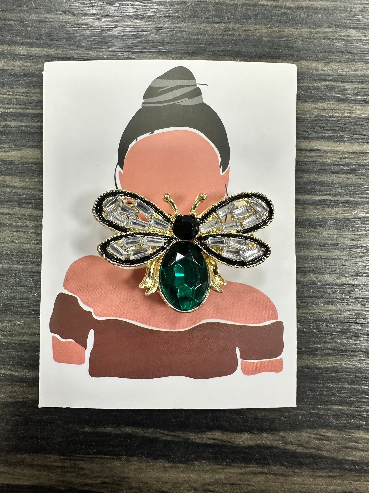 DMB Jewelled Bee Brooch