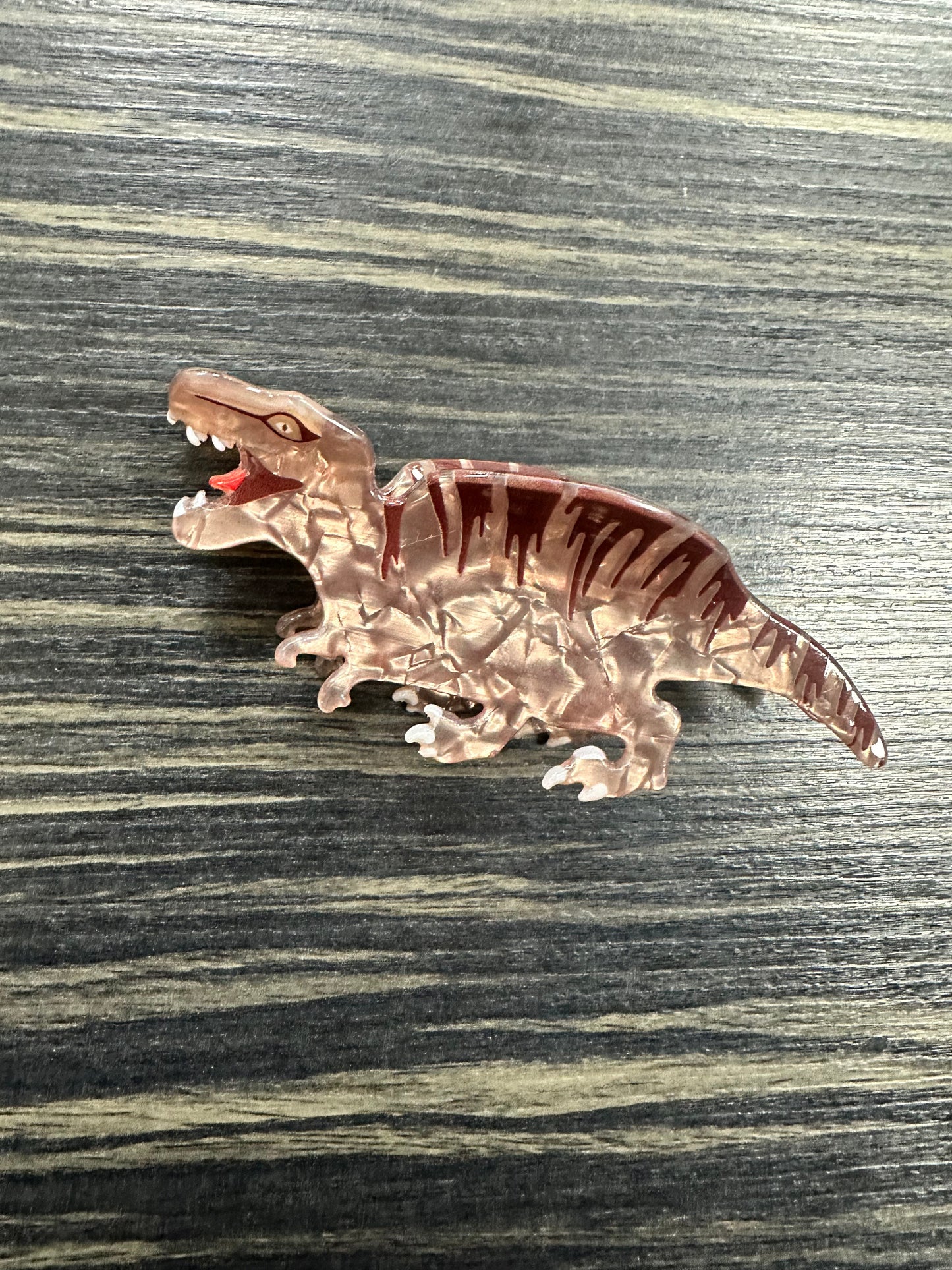 DMB Brown Dinosaur Claw Hair Clip