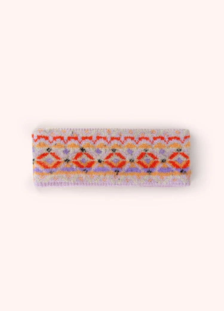 POWDER FAIR ISLE HEADBAND - CREAM