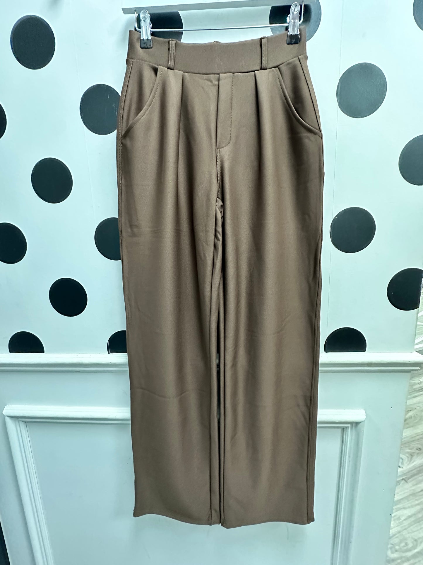 Amber Tailored Trousers Brown
