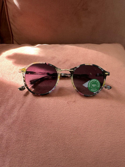 DMB Floral Round Sunglasses