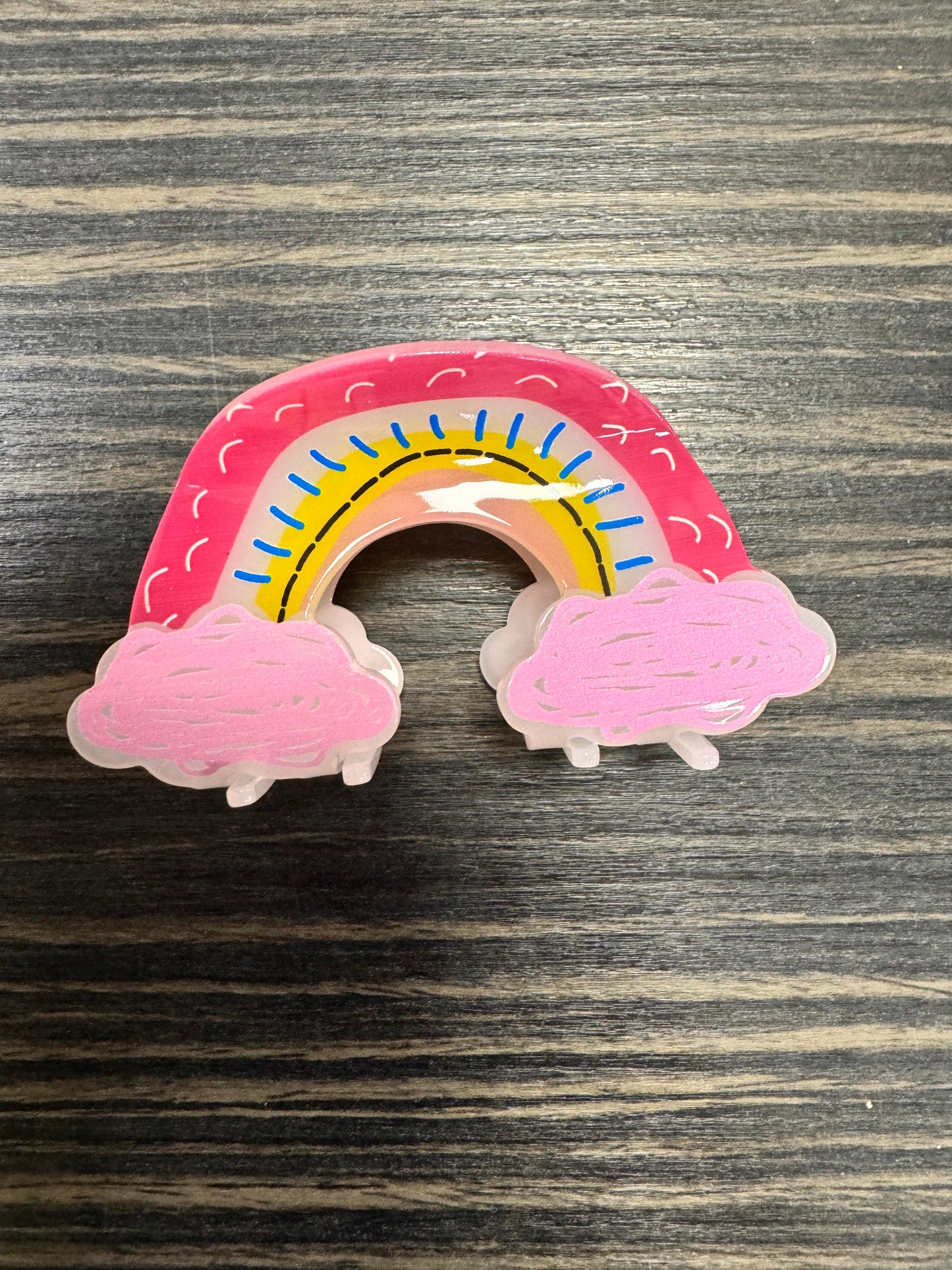 DMB Large Rainbow Claw Hair Clip