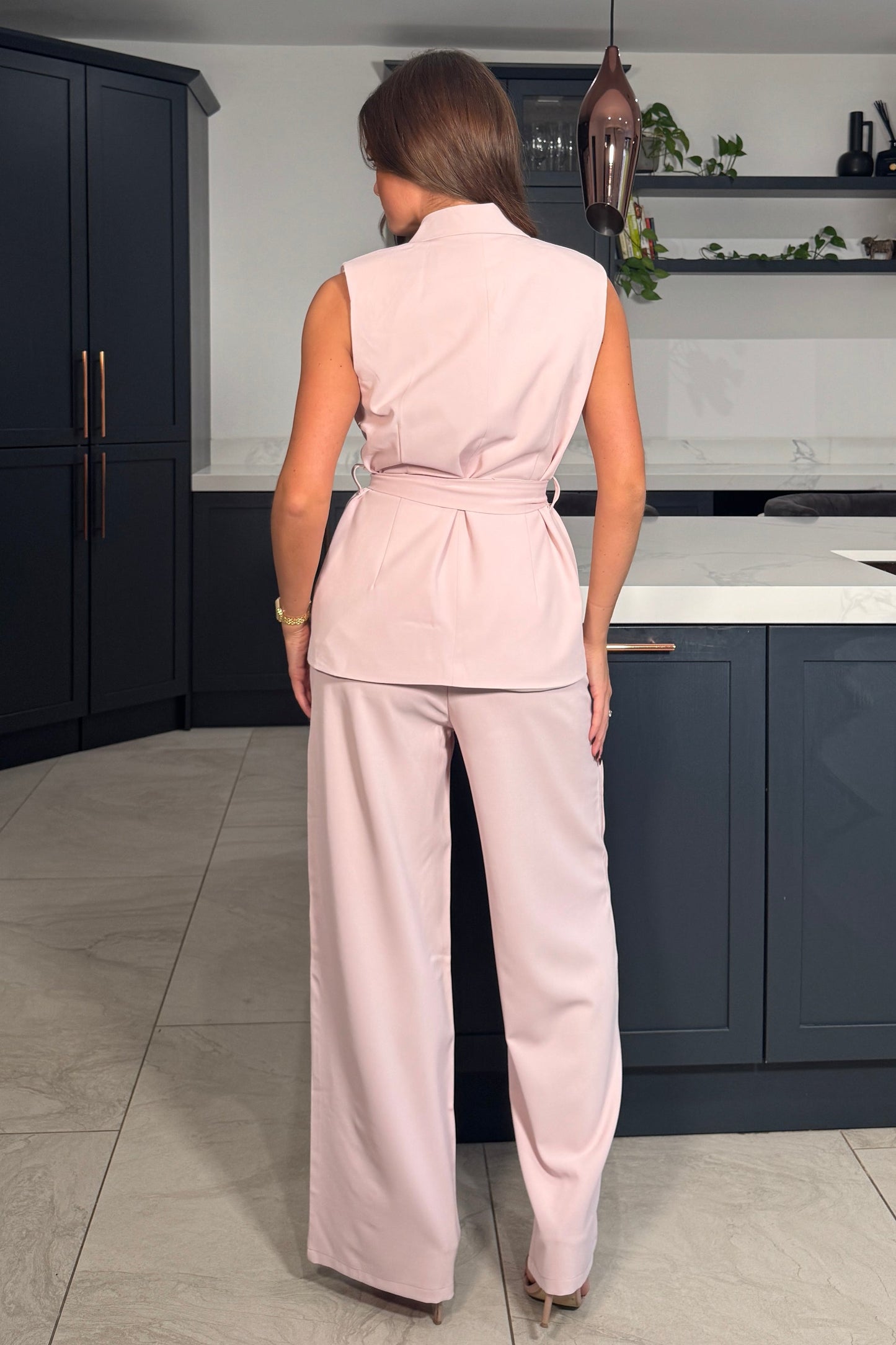 GIM Malia Pink Wide Leg Trouser