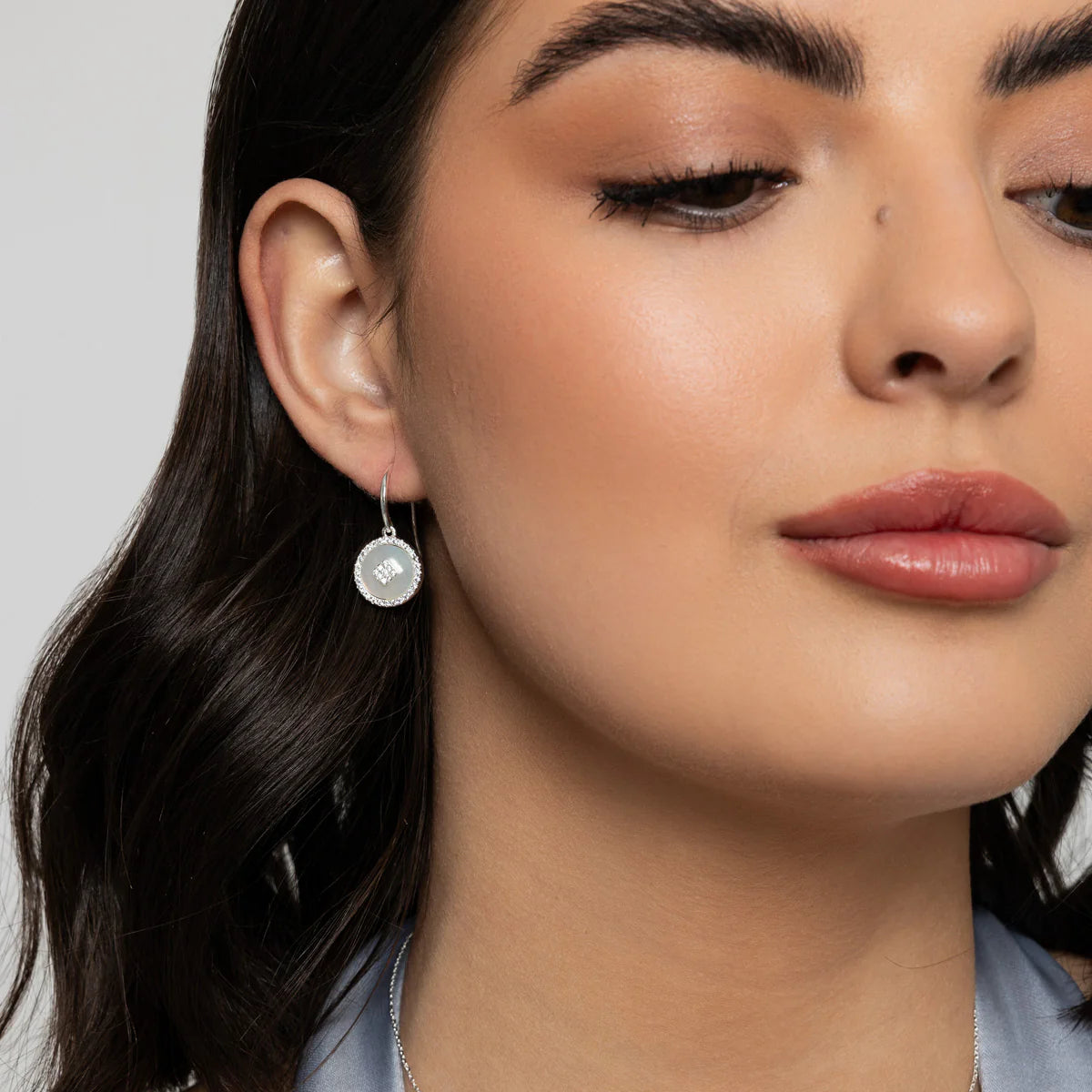 Knight and Day Mother Of Pearl Earrings T390EAP