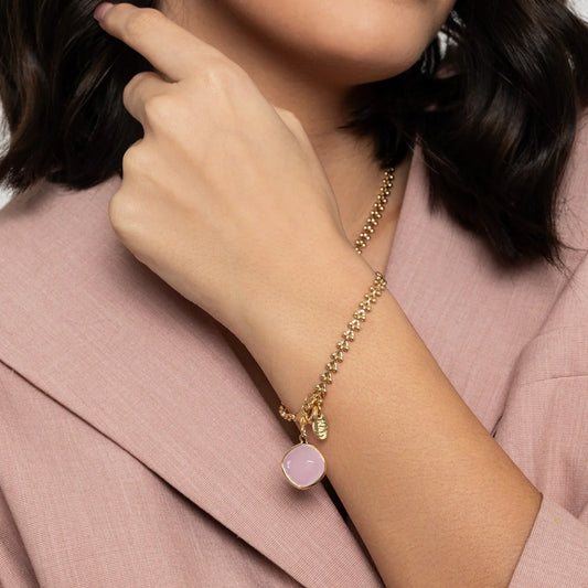 Knight and Day Rosewater Opal Drop Bracelet T191BJO