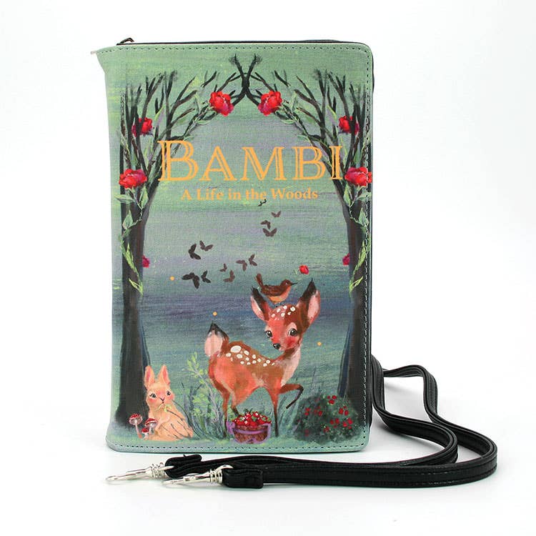 Bambi Book Clutch in Vinyl - Daisy Mae Boutique