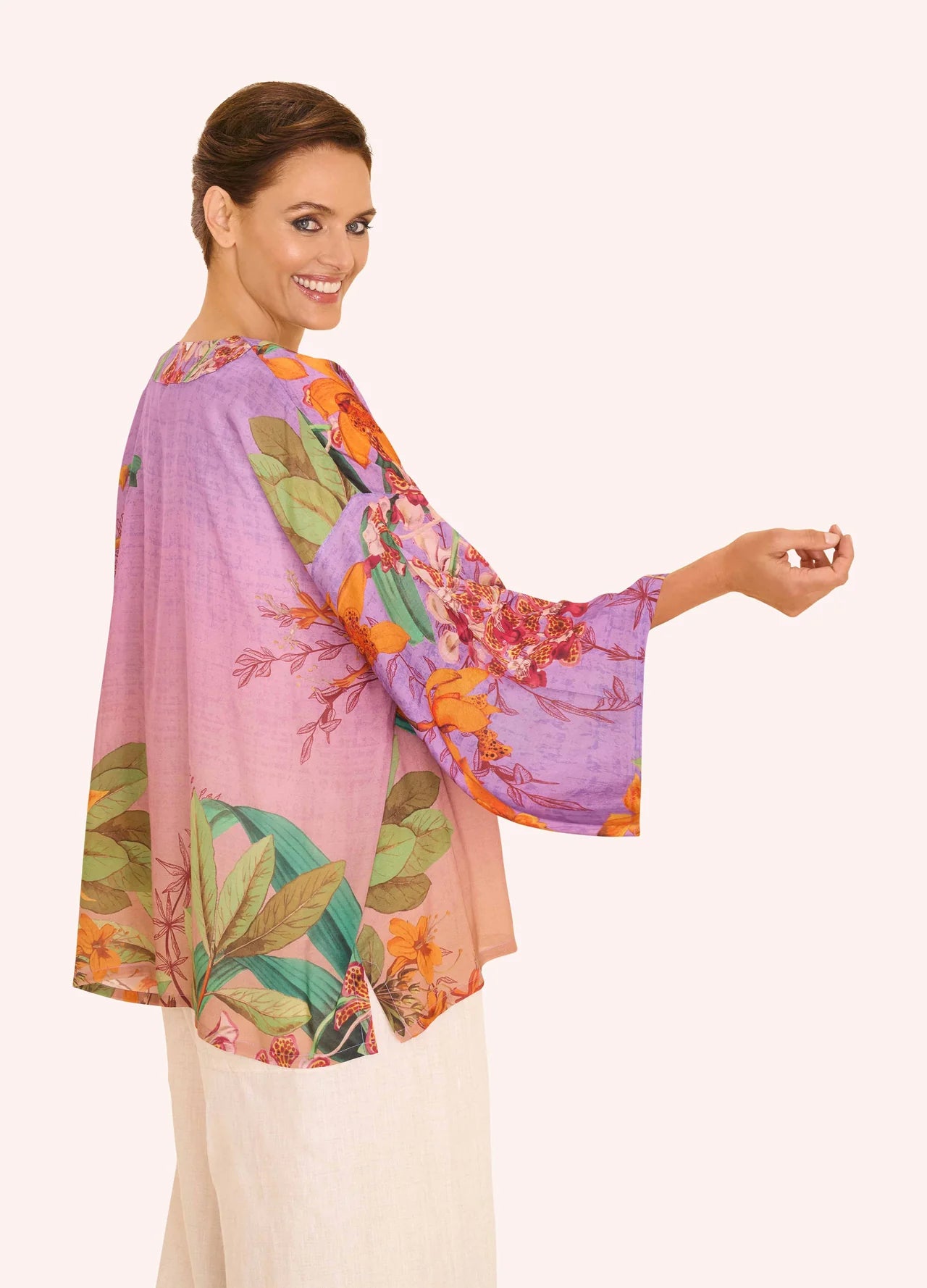 Powder Botany Bliss Lavender Kimono Jacket