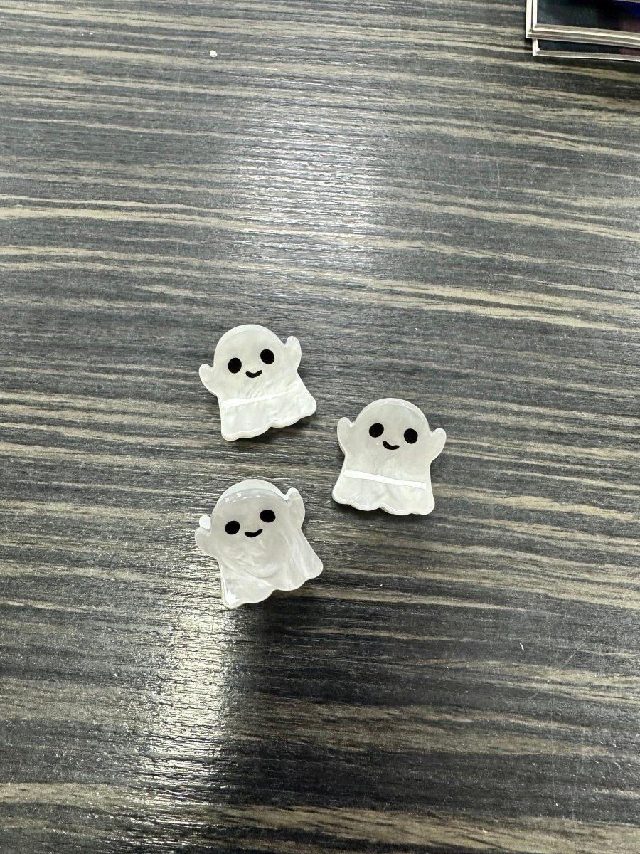 DMB Halloween Mini Ghost 3 Set Hair Clip Set - Daisy Mae Boutique