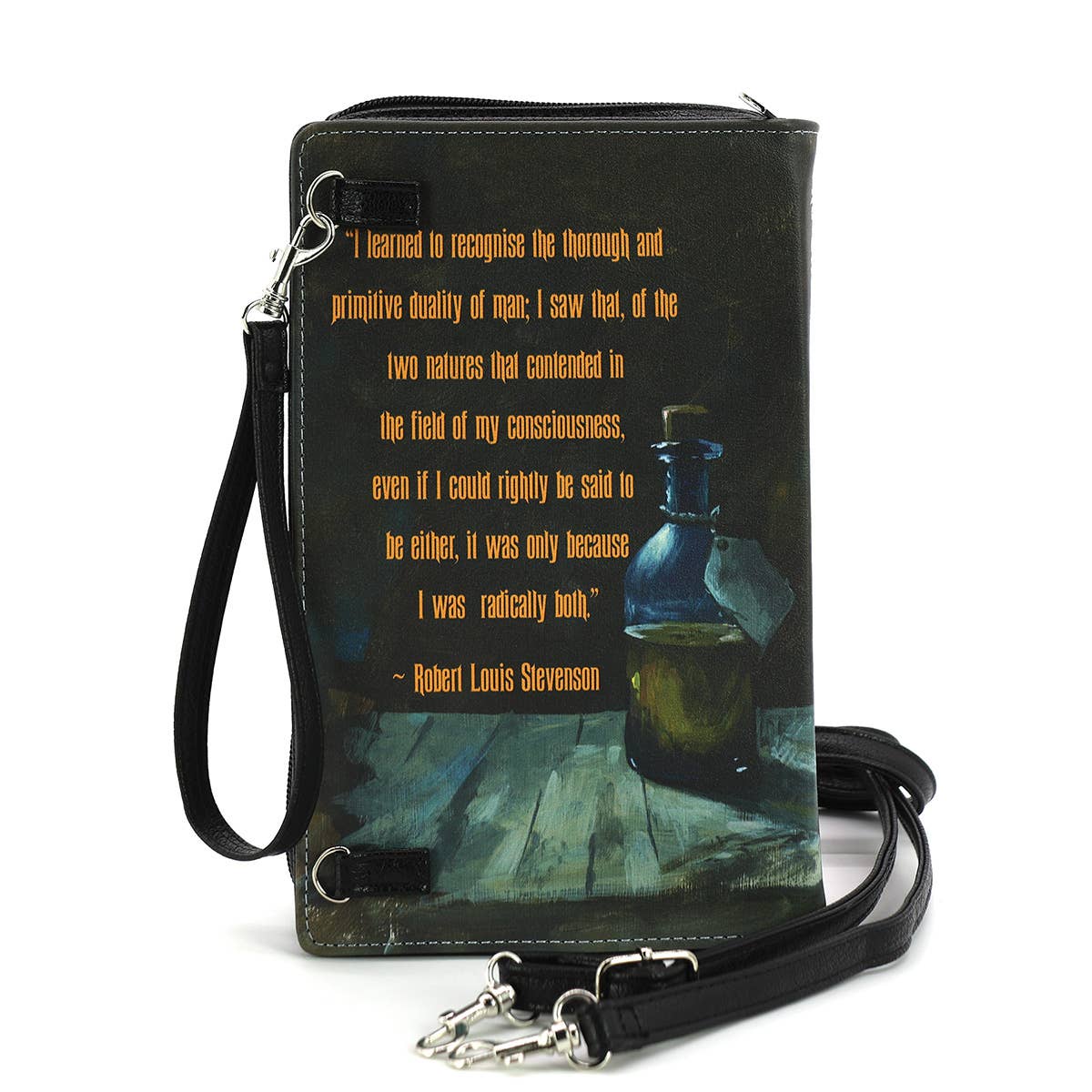 Dr. Jerkyll And Mr. Hyde Book Clutch Bag - Daisy Mae Boutique