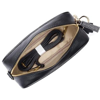 Elie Beaumont Black Crossbody - Daisy Mae Boutique