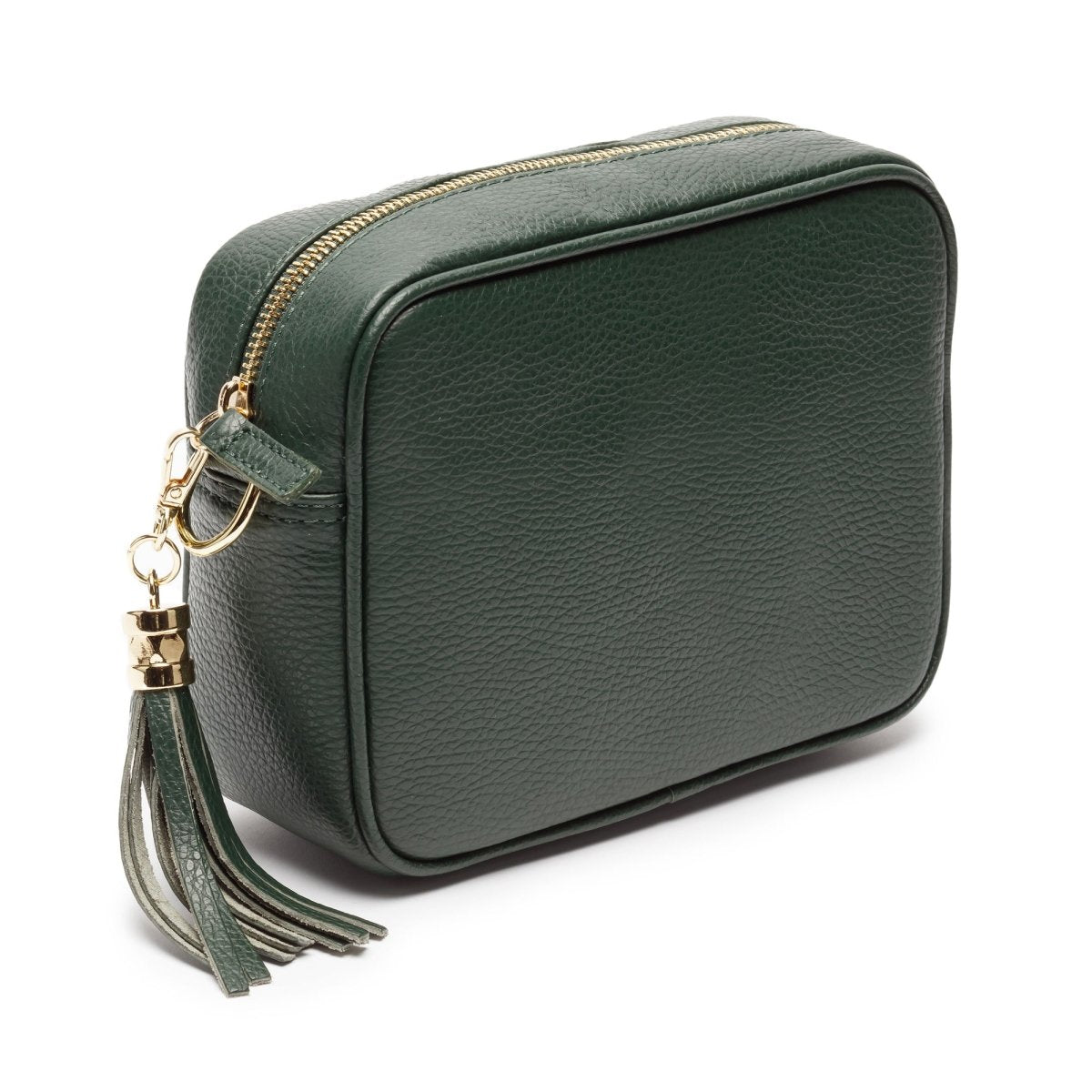 Elie Beaumont Bottle Green Crossbody - Daisy Mae Boutique