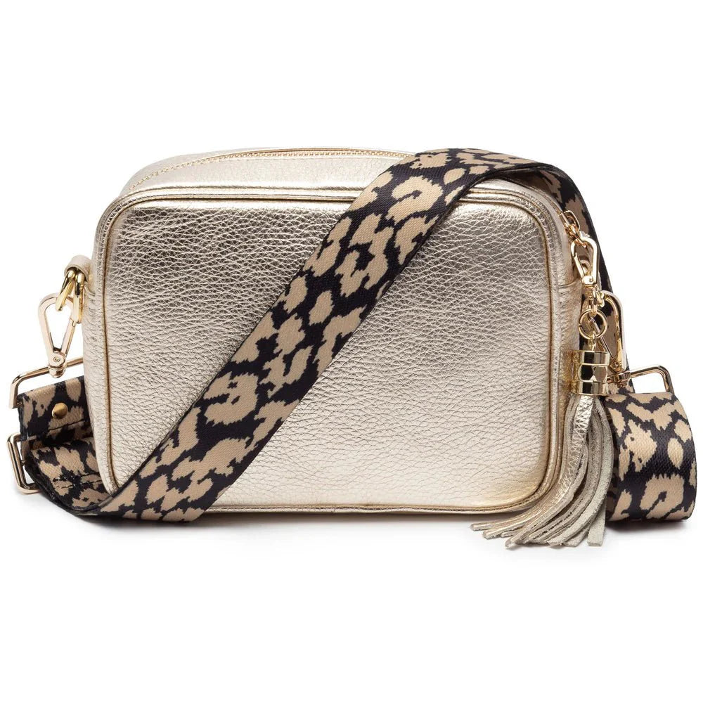Elie Beaumont Gold Crossbody - Daisy Mae Boutique