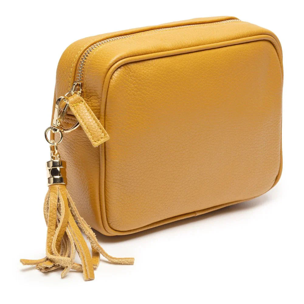 Elie Beaumont Mustard Crossbody - Daisy Mae Boutique