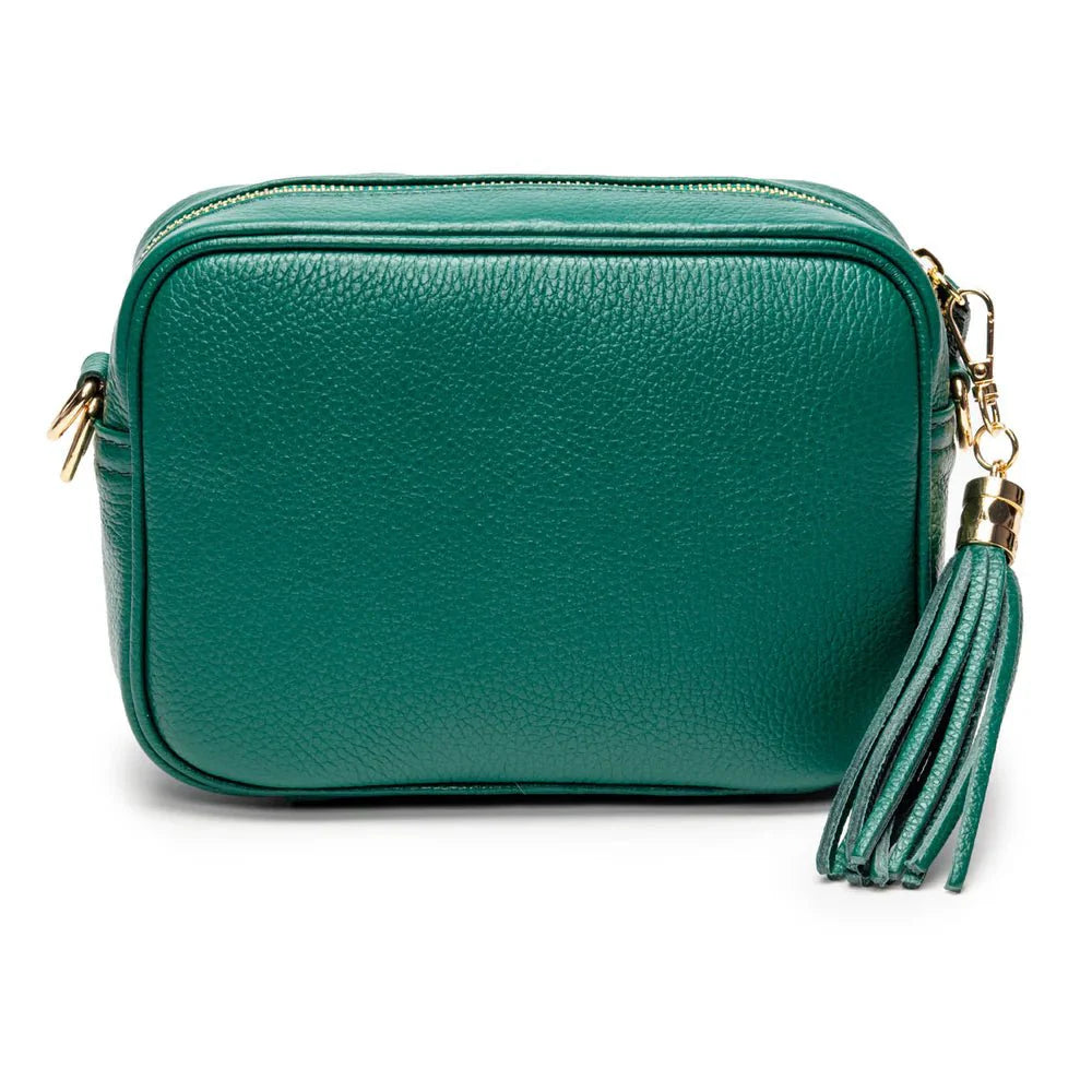 Elie Beaumont Peacock Green Crossbody - Daisy Mae Boutique