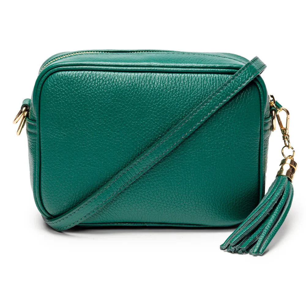 Elie Beaumont Peacock Green Crossbody - Daisy Mae Boutique