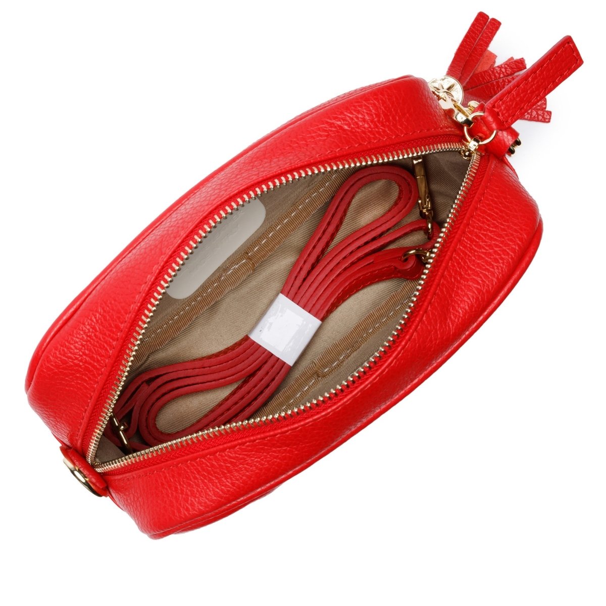 Elie Beaumont Red Crossbody - Daisy Mae Boutique