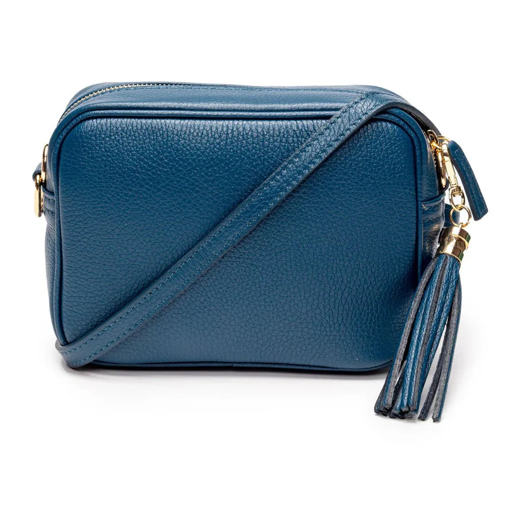 Elie Beaumont Teal Crossbody - Daisy Mae Boutique