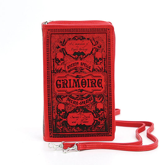 Grimoire Book Clutch Bag in Vinyl - Daisy Mae Boutique