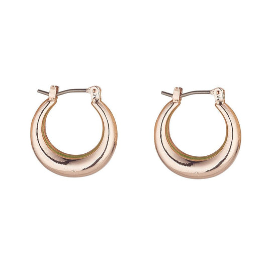 Knight and Day Chunky Gold Hoops - Daisy Mae Boutique